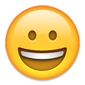 Grinning Face Emoji Png Transparent PNG Image