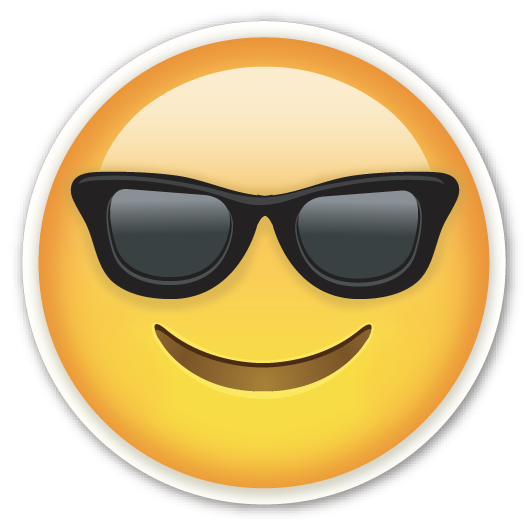 Smiling Face With Sunglasses Cool Emoji Png Transparent PNG Image