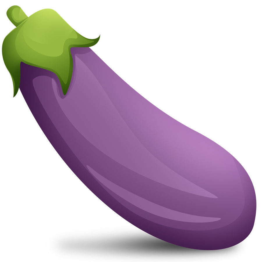 Baba Telegram Sticker Ghanoush Eggplant Emoji Transparent PNG Image