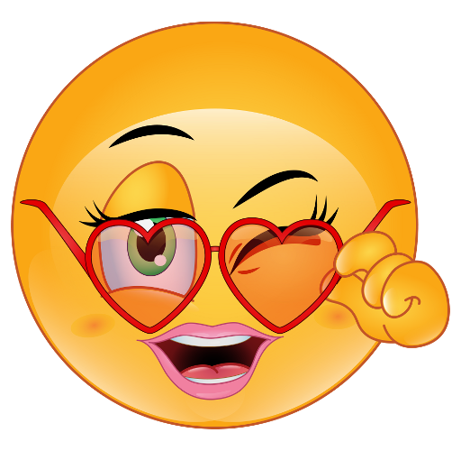 Emoticon Flirty Smiley Love Flirting Emoji Transparent PNG Image