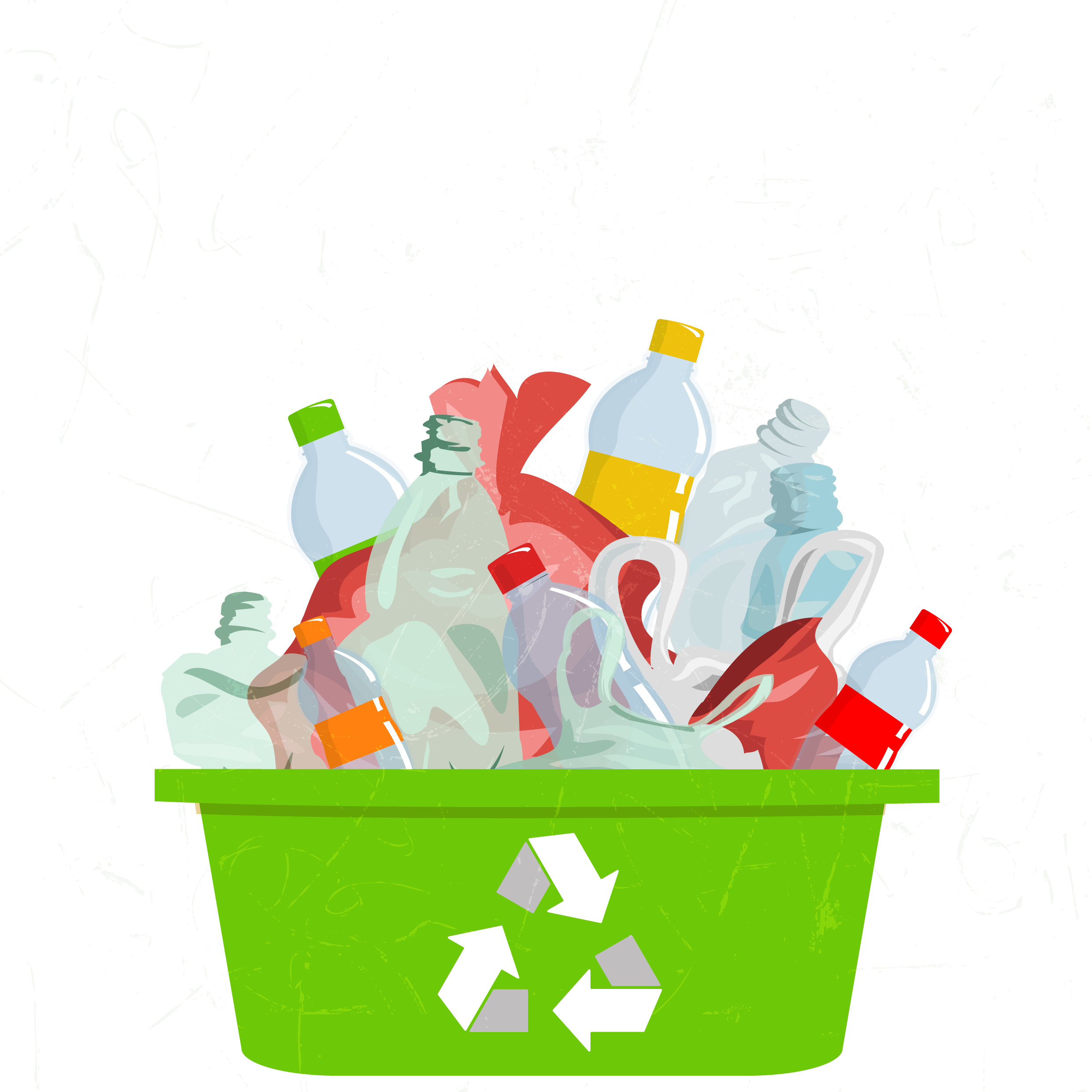 Container Garbage Symbol Recycling Plastic Environmental Protection Transparent PNG Image