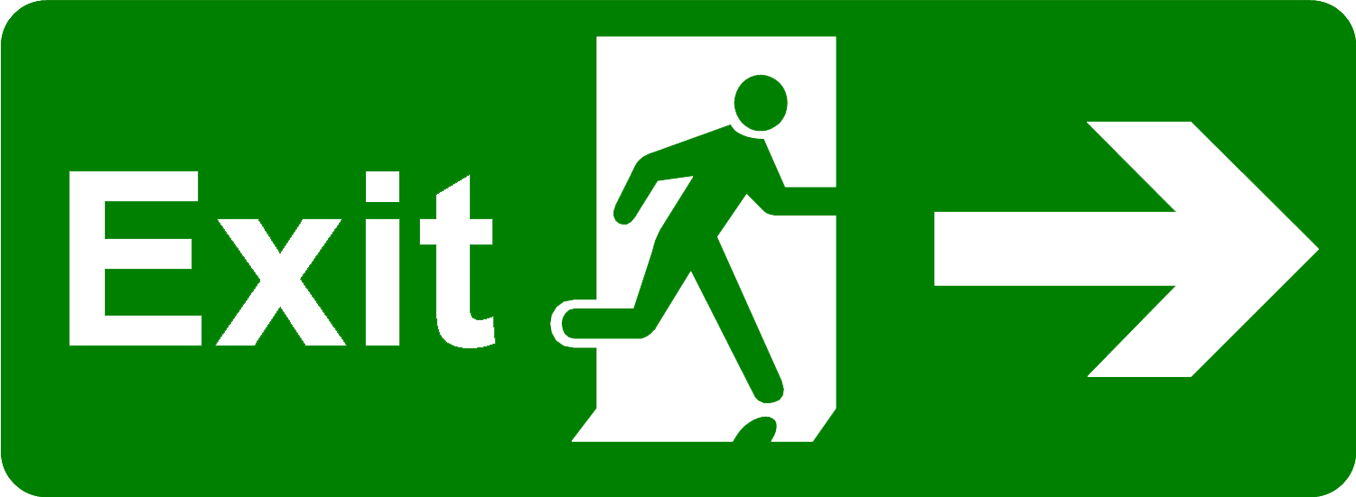 Exit Png Picture Transparent PNG Image