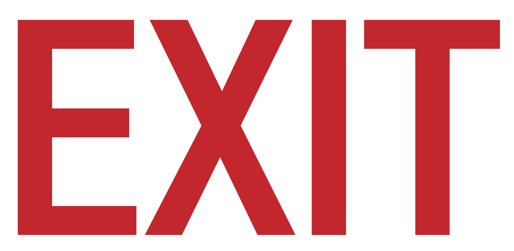 Exit Picture Transparent PNG Image