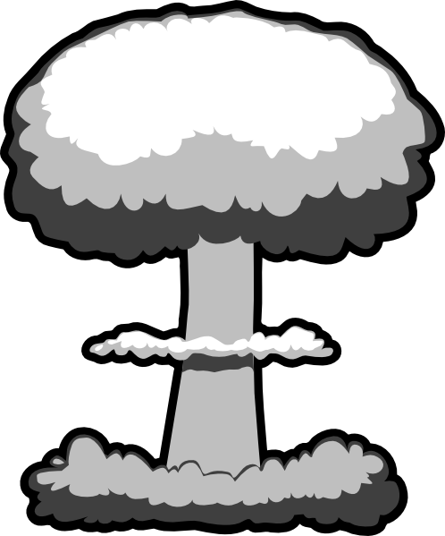 Atomic Explosion Clipart Transparent PNG Image