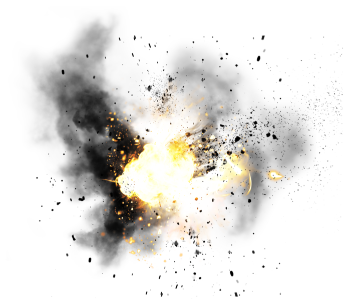 The Explosion Make Top It To Bang Transparent PNG Image