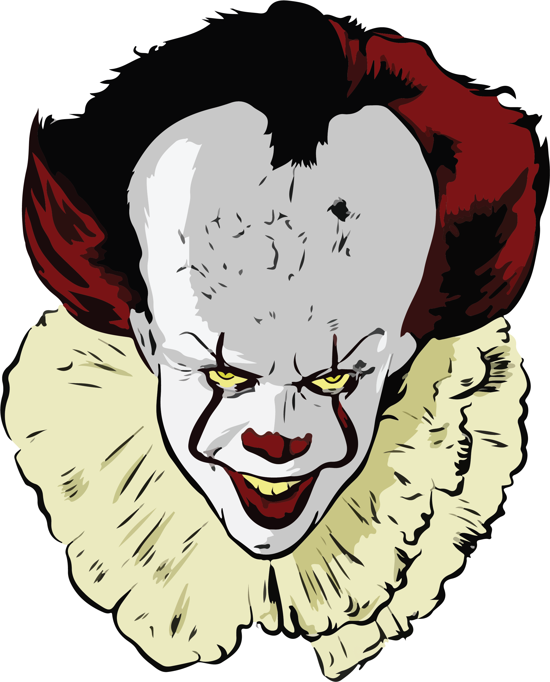 Face Pennywise Free PNG HQ Transparent PNG Image