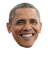 Barak Obama Face Png Image Transparent PNG Image