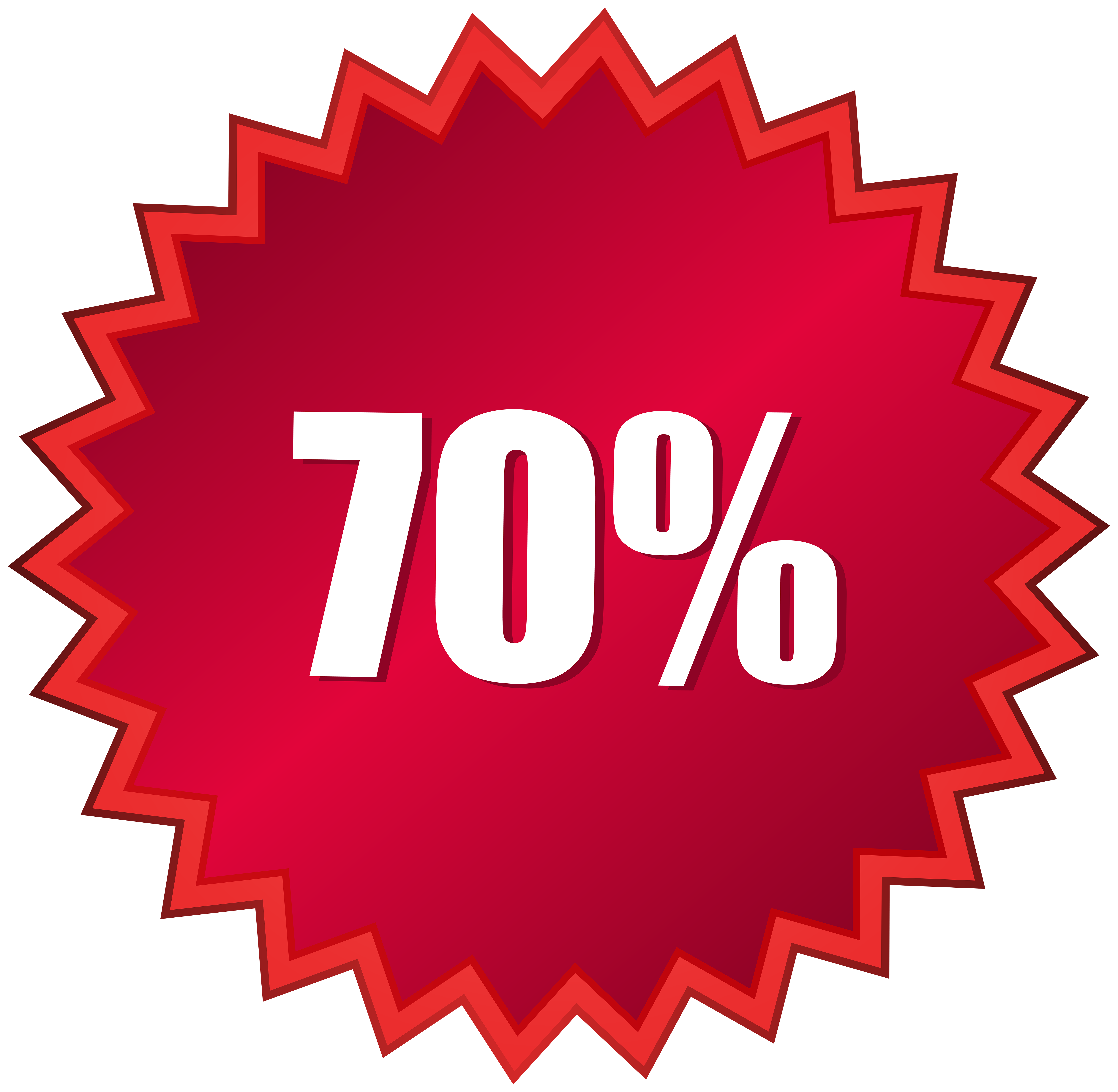 -70 Off Sale Label Free PNG HQ Transparent PNG Image