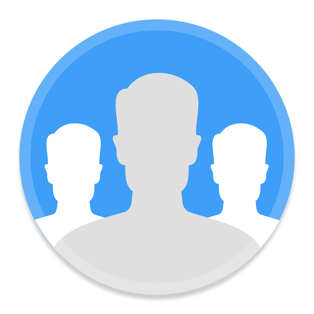 Blue Silhouette Human Communication Behavior Group Circle Transparent PNG Image