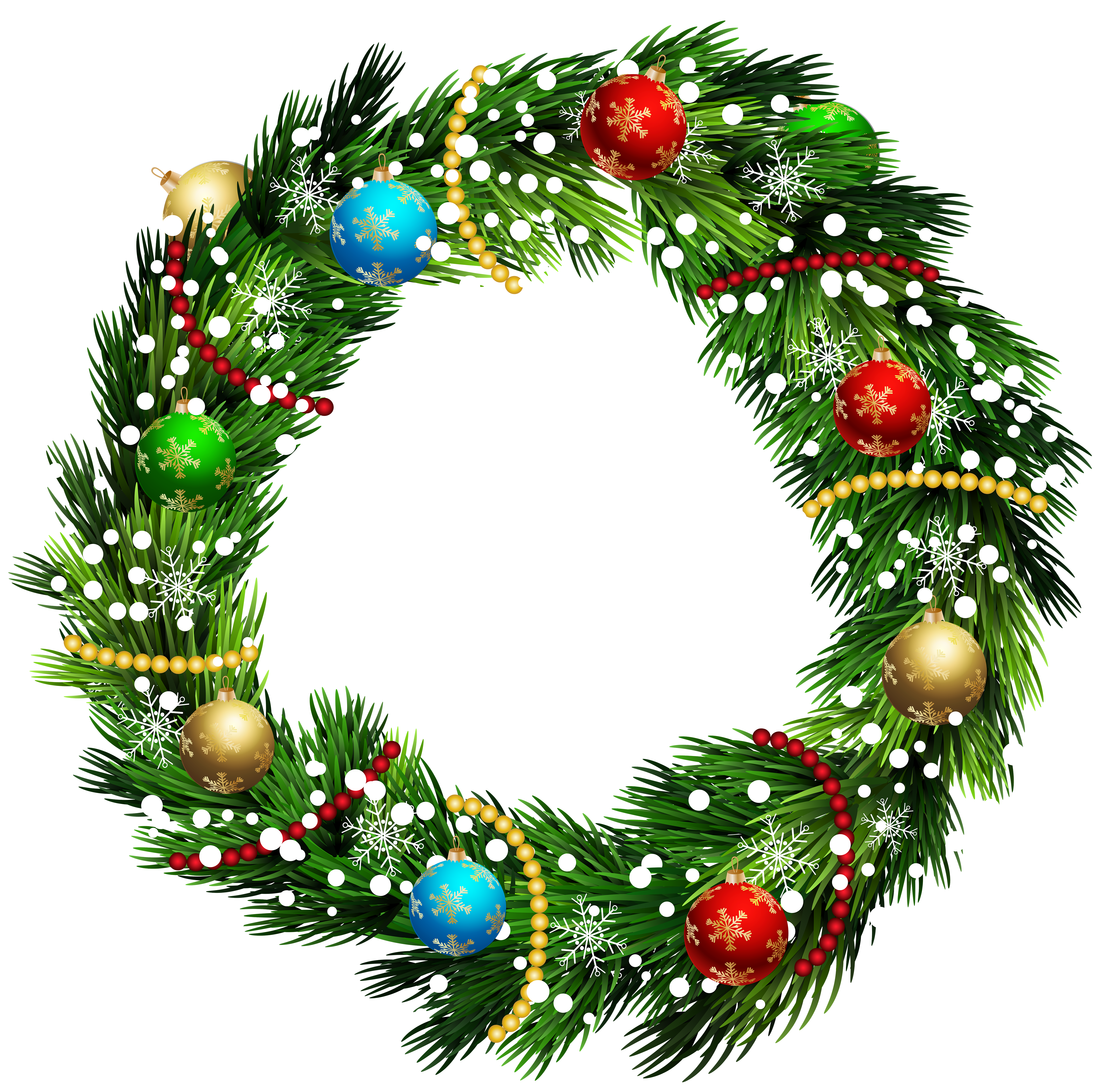 Wreath Ornament Christmas HD Image Free PNG Transparent PNG Image