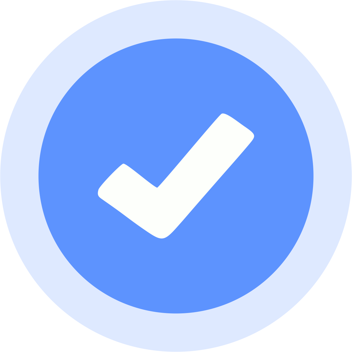 Blue Verified Url Media Checkmark Facebook Social Transparent PNG Image