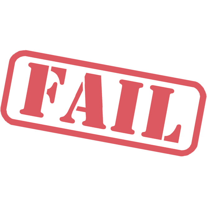 Fail Stamp Free Download Png Transparent PNG Image