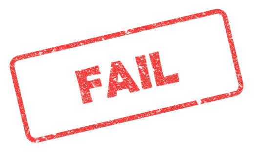 Fail Stamp Transparent Transparent PNG Image