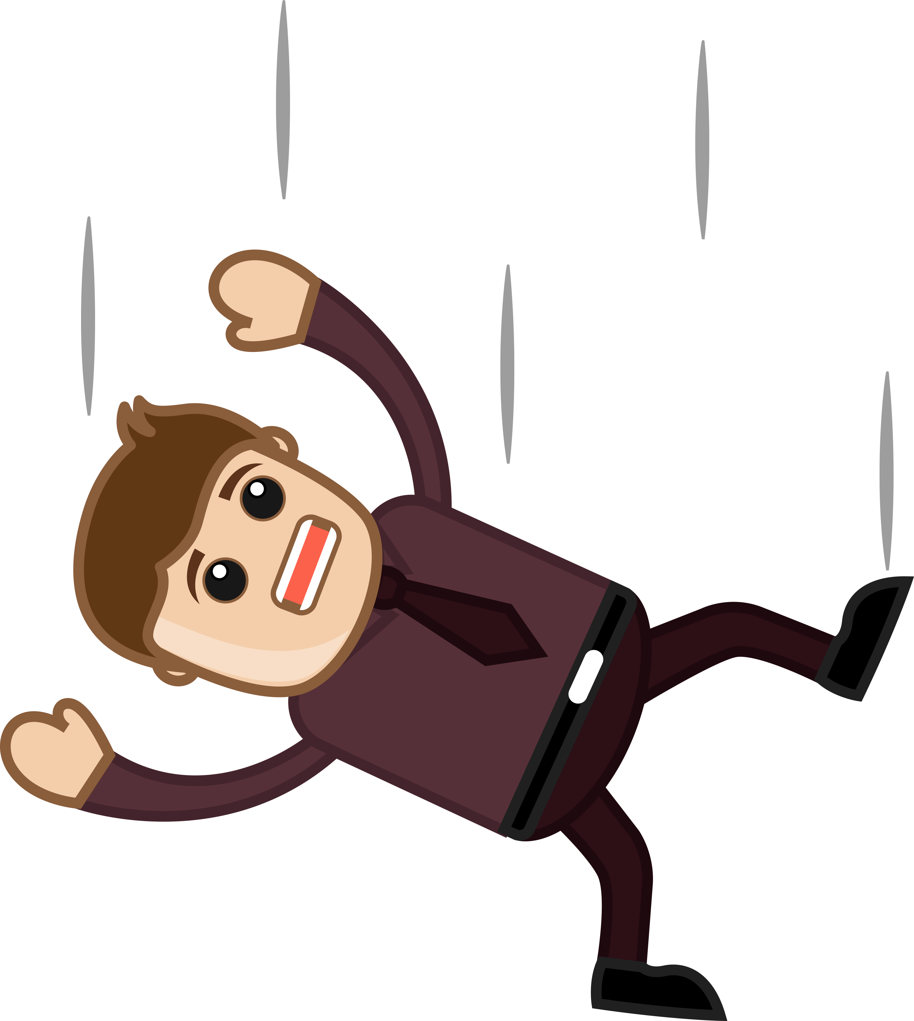 Falling Clipart Transparent PNG Image