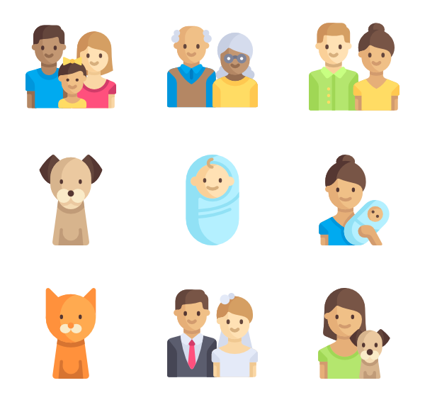 Vector Family Download Free Image Transparent PNG Image