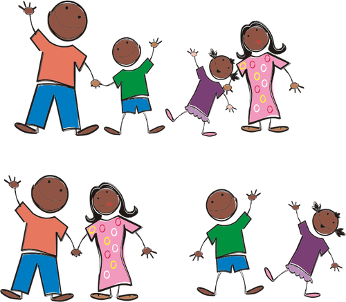 Black Family Free Download PNG HQ Transparent PNG Image