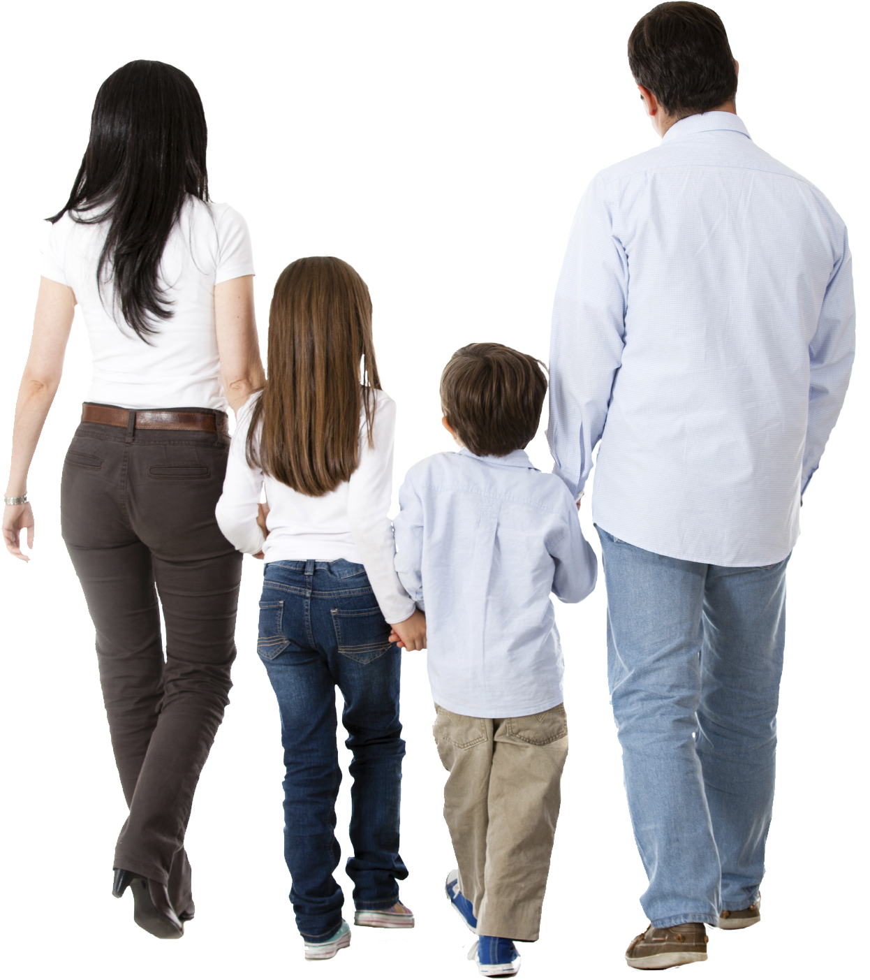 Walking Pic Family Free Clipart HD Transparent PNG Image