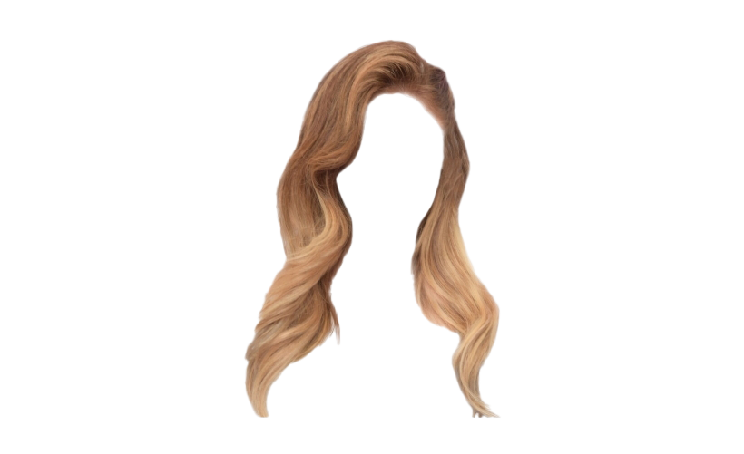 Hair Blonde Long Free Clipart HQ Transparent PNG Image