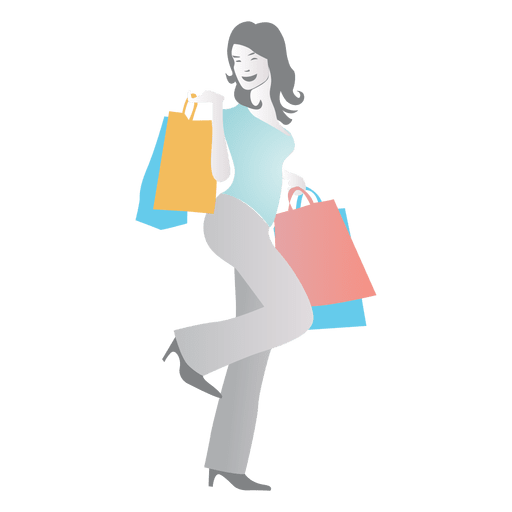 Bag Girl Shopping Holding PNG Free Photo Transparent PNG Image