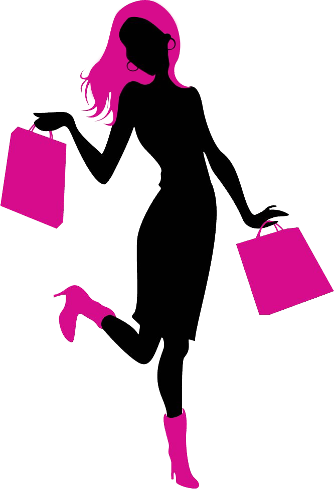 Bag Girl Fashion Shopping Holding Transparent PNG Image