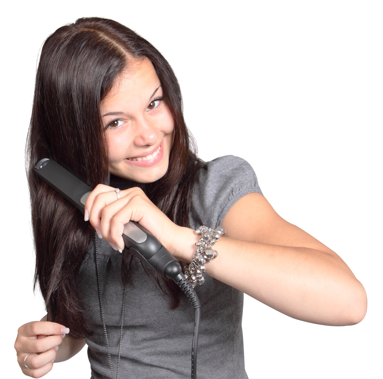 Hair Girl Happy Free Transparent Image HQ Transparent PNG Image