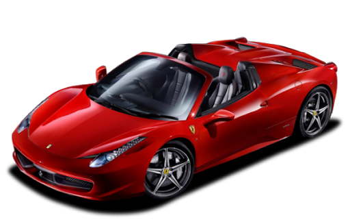 Alloy Top Ferrari Wheels View Transparent PNG Image