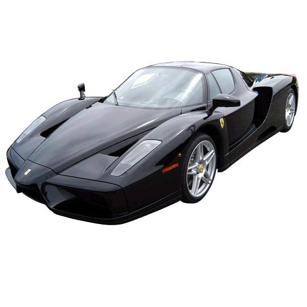 Ferrari View Black Side Car Transparent PNG Image