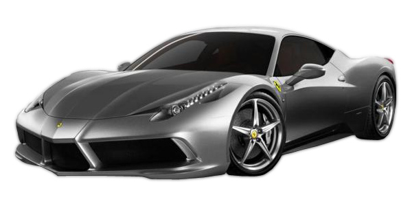 Ferrari Black Silver PNG Image High Quality Transparent PNG Image