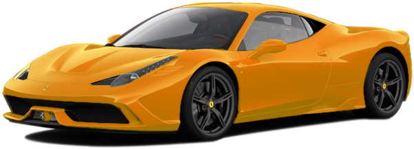 Photos Ferrari Side Yellow View Transparent PNG Image