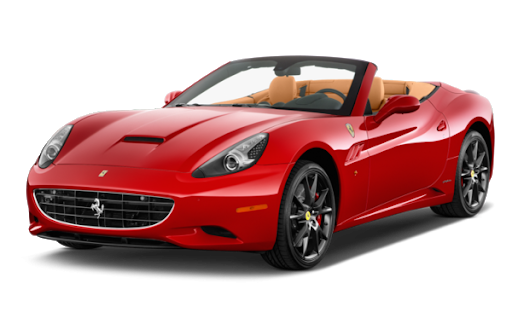 Pic Ferrari Front Side Red View Transparent PNG Image