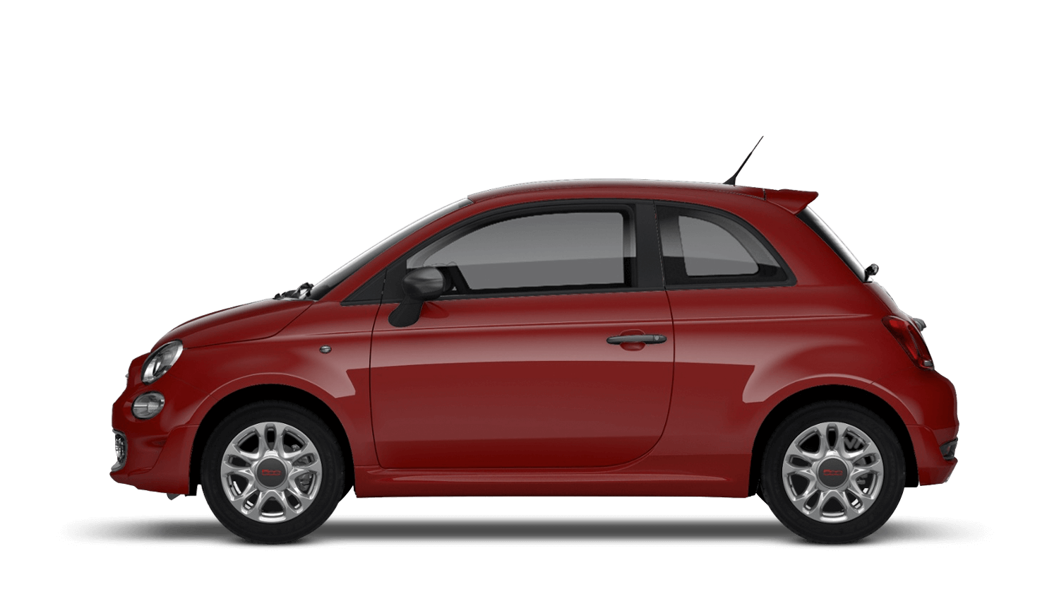 Fiat Photos Side Red View Transparent PNG Image