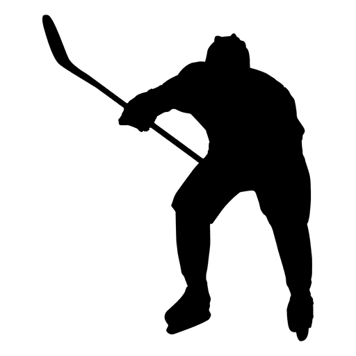 Silhouette Hockey Free HD Image Transparent PNG Image