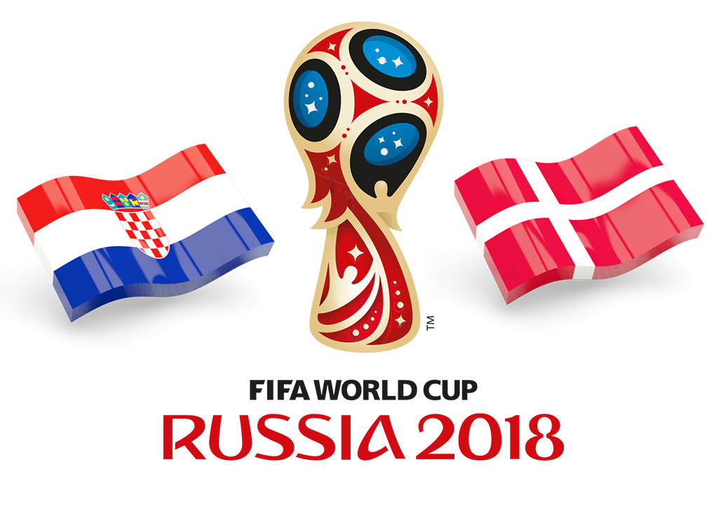 Fifa World Cup 2018 Croatia Vs Denmark Transparent PNG Image