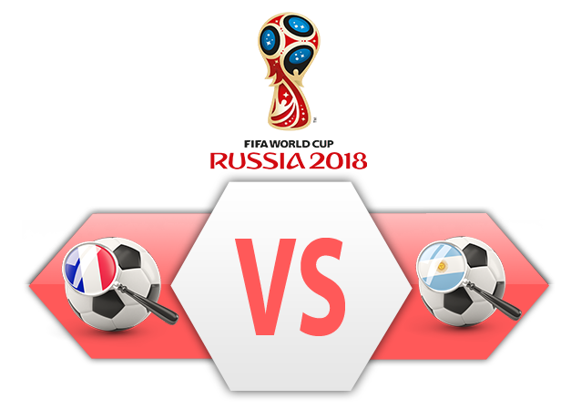 Fifa World Cup 2018 France Vs Argentina Transparent PNG Image