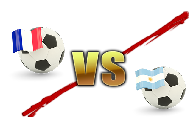 Fifa World Cup 2018 France Vs Argentina Transparent PNG Image