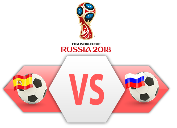 Fifa World Cup 2018 Spain Vs Russia Transparent PNG Image