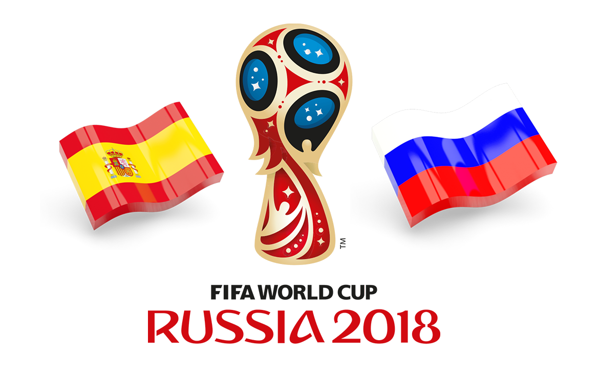 Fifa World Cup 2018 Spain Vs Russia Transparent PNG Image