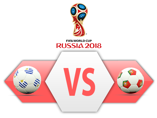 Fifa World Cup 2018 Uruguay Vs Portugal Transparent PNG Image