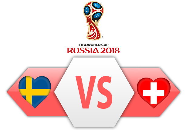 Fifa World Cup 2018 Sweden Vs Switzerland Transparent PNG Image