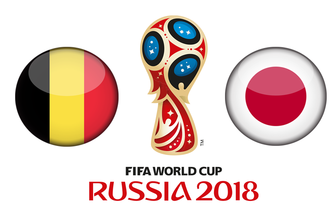 Fifa World Cup 2018 Belgium Vs Japan Transparent PNG Image