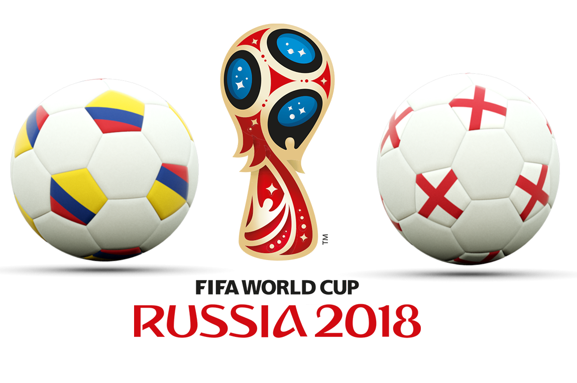 Fifa World Cup 2018 Colombia Vs England Transparent PNG Image