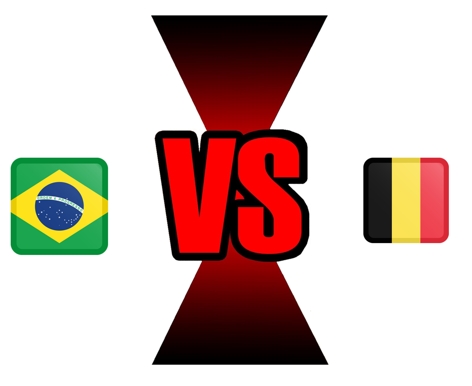 Fifa World Cup 2018 Quarter-Finals Brazil Vs Transparent PNG Image