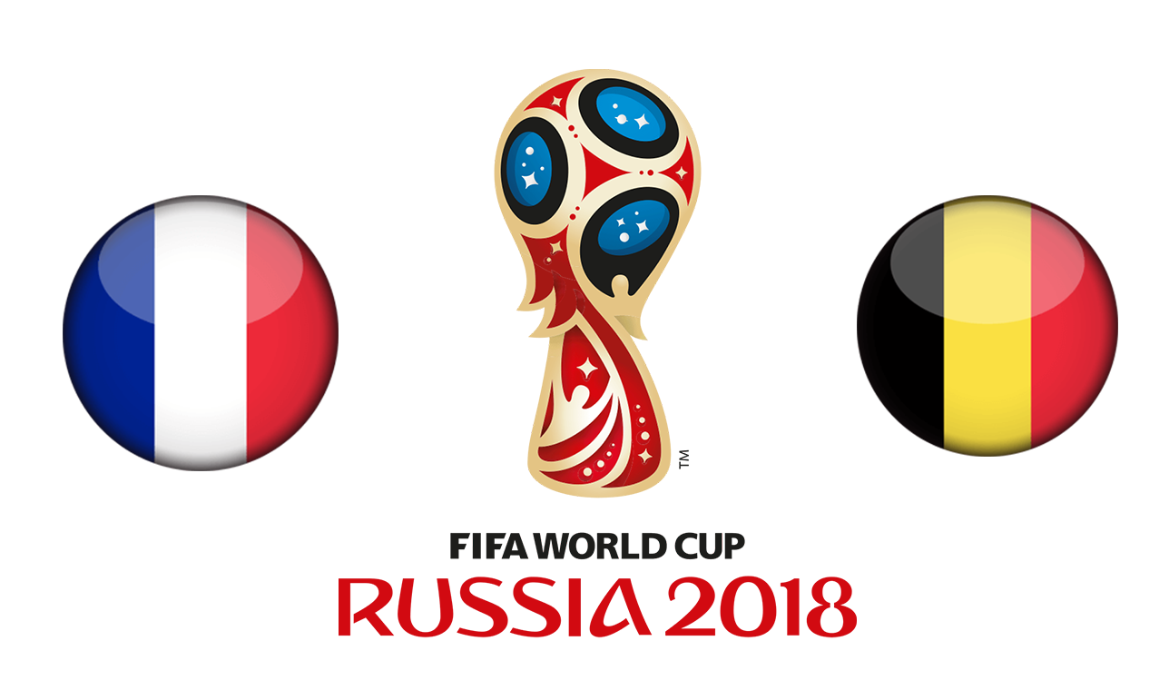 Fifa World Cup 2018 Semi-Finals France Vs Transparent PNG Image