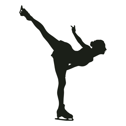 Skating Athlete Silhouette Figure Free Transparent Image HD Transparent PNG Image