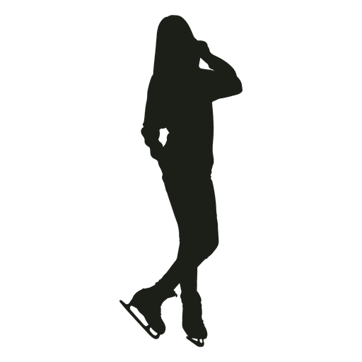 Skating Silhouette Figure Download HQ Transparent PNG Image