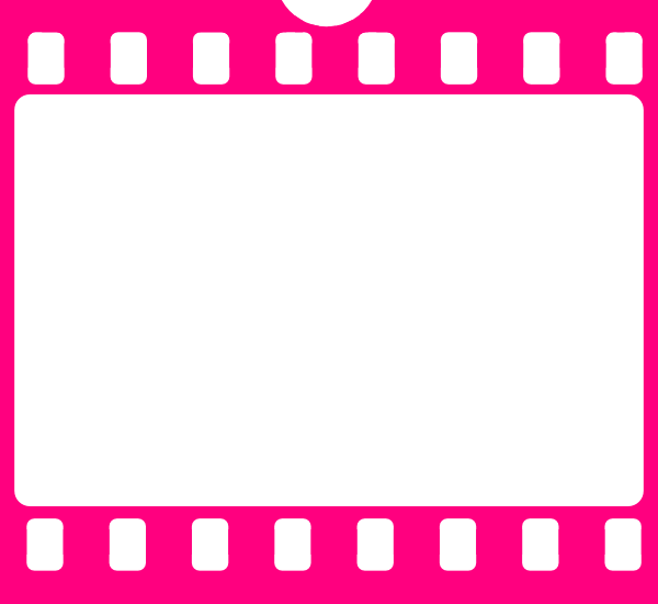 Pink Filmstrip Transparent PNG Image