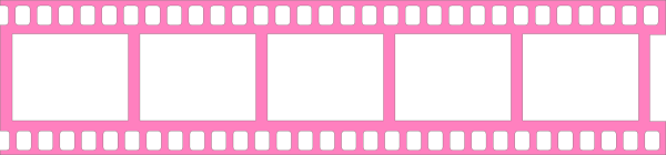 Pink Filmstrip Transparent Background Transparent PNG Image