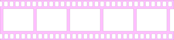 Pink Filmstrip Transparent Transparent PNG Image