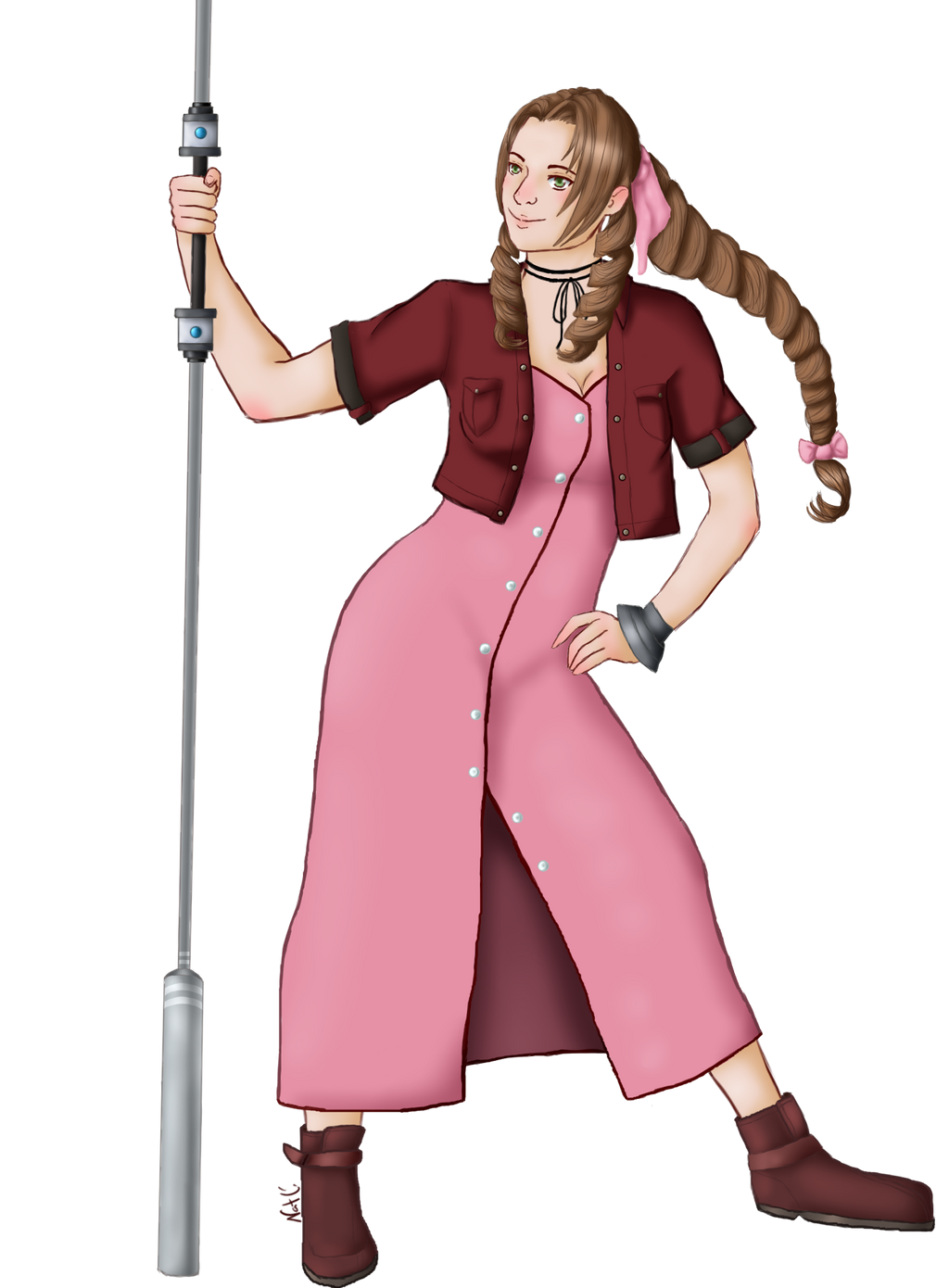 Gainsborough Picture Aerith Download HQ Transparent PNG Image