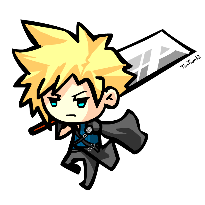 Fantasy Final Cloud Strife Free Clipart HD Transparent PNG Image